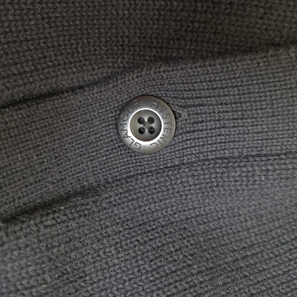 히스테릭 글래머 배드 애스 마마 니트 가디건 블랙 M사이즈 상품이미지8