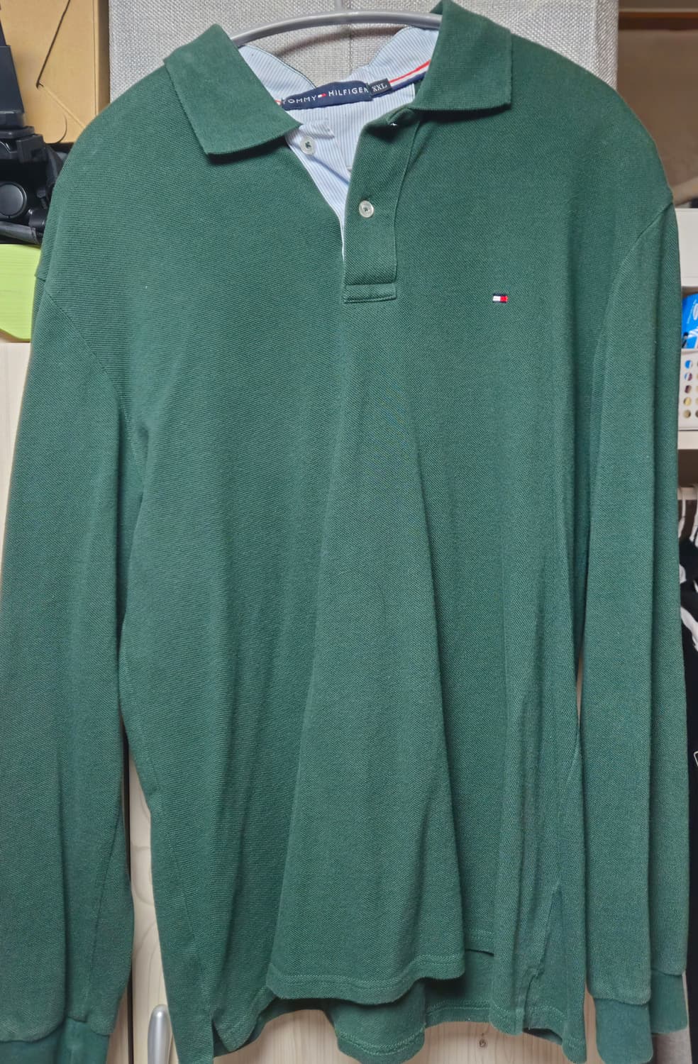타미힐피거 폴로니트 그린 상품이미지1