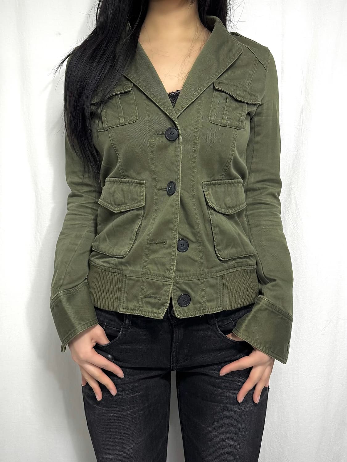 Khaki Utility Field Jacket 상품이미지1