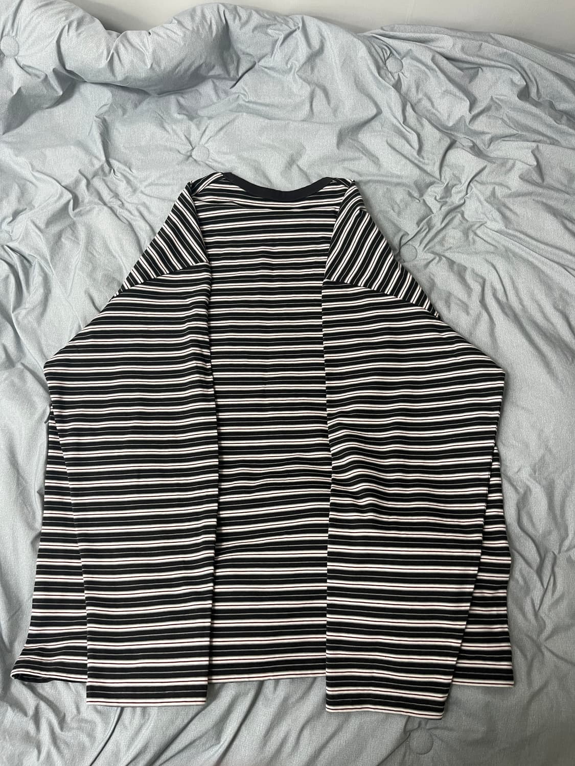 러프사이드 / 멀티 스트라이프 롱슬리브 차콜 / 3 상품이미지2