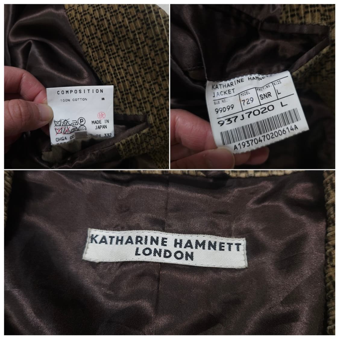 캐서린 햄넷 수트 셋업 L 상품이미지4