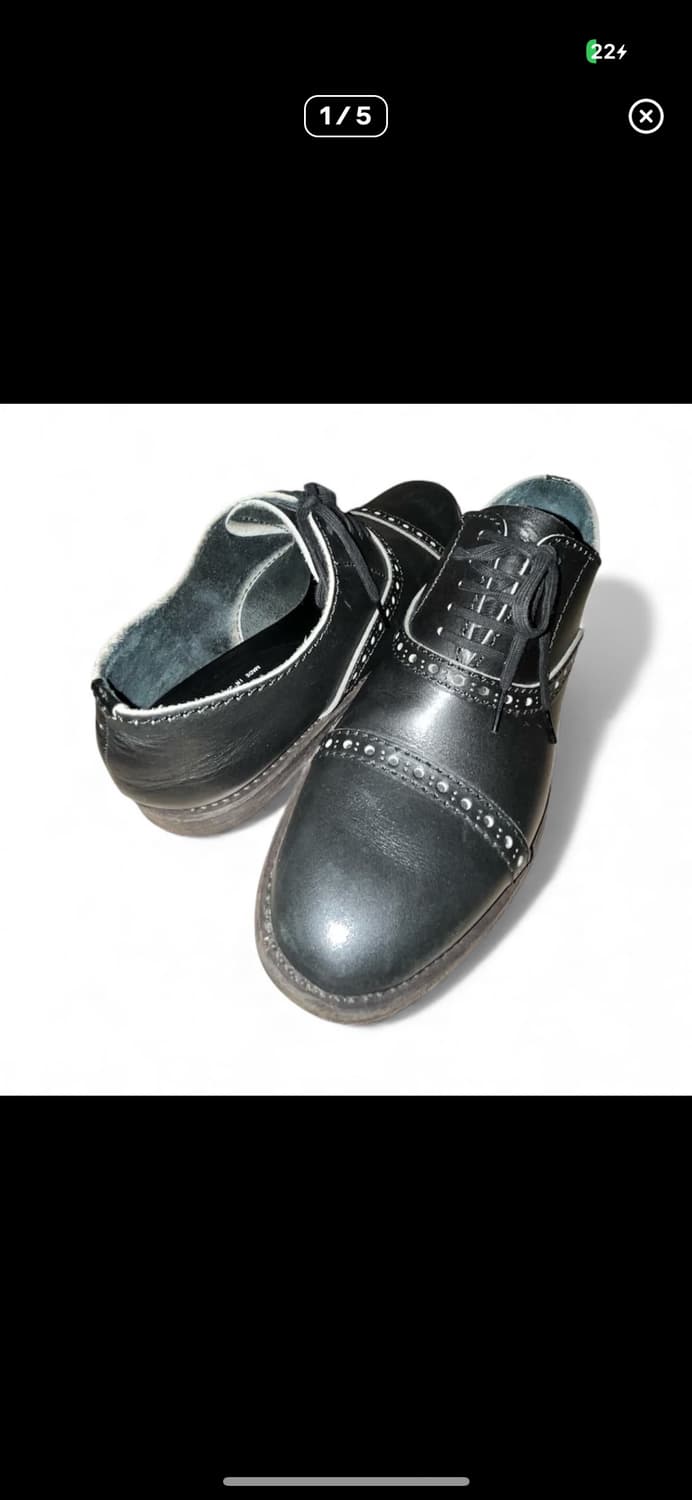 Comme des garcons home 꼼데가르송 옴므 윙팁 더비 상품이미지1