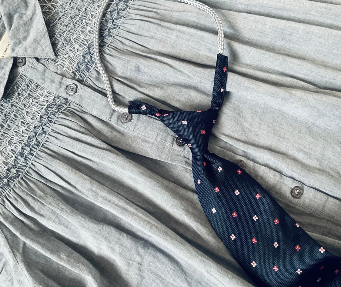 홍콩 블라우스 & 넥타이 상품이미지2