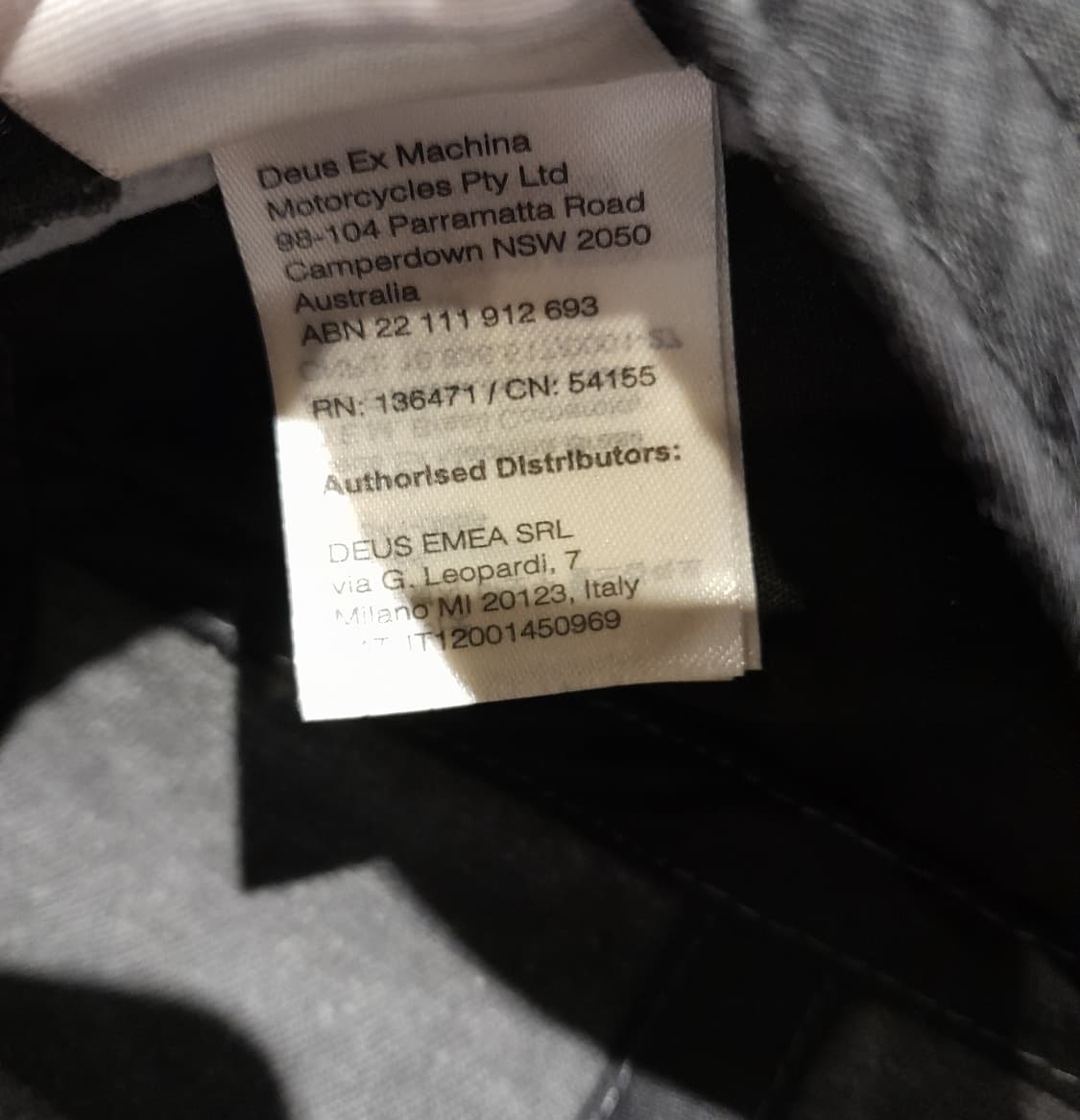 💥데우스 엑스마키나 빈티지 워싱 캠프캡 (챠콜)
 상품이미지10