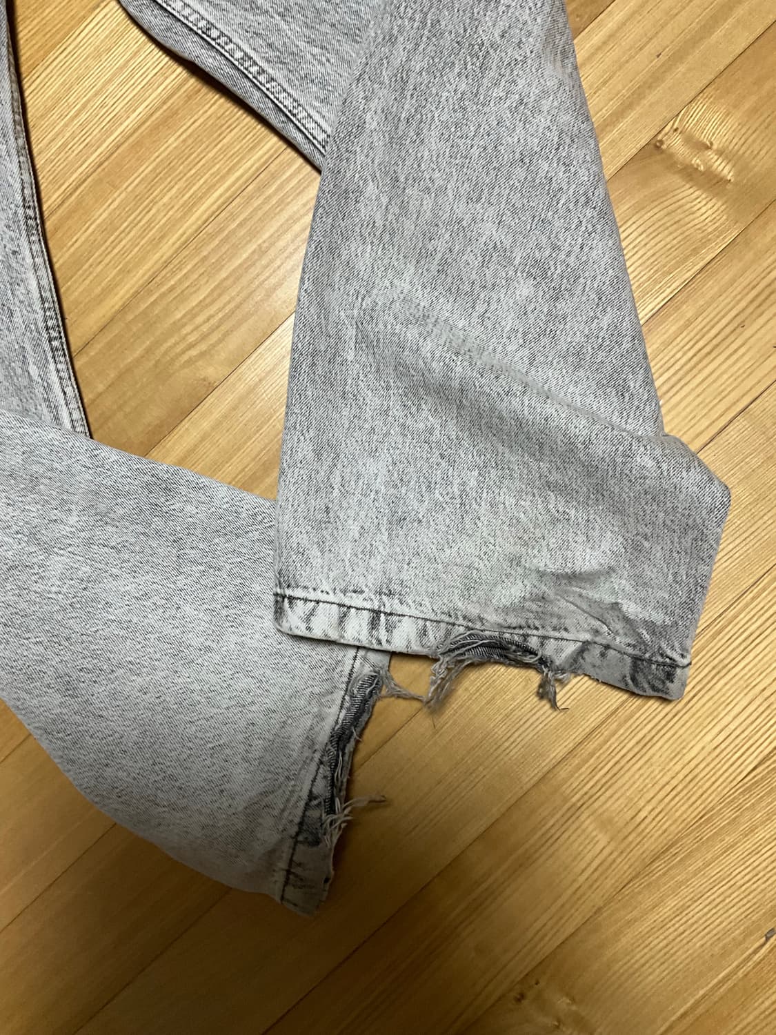 자라 배기핏 진 상품이미지4