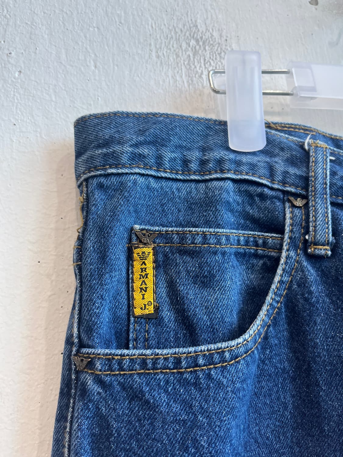 90년대 ARMANI 아르마니 데님팬츠 Made in ITALY 상품이미지4