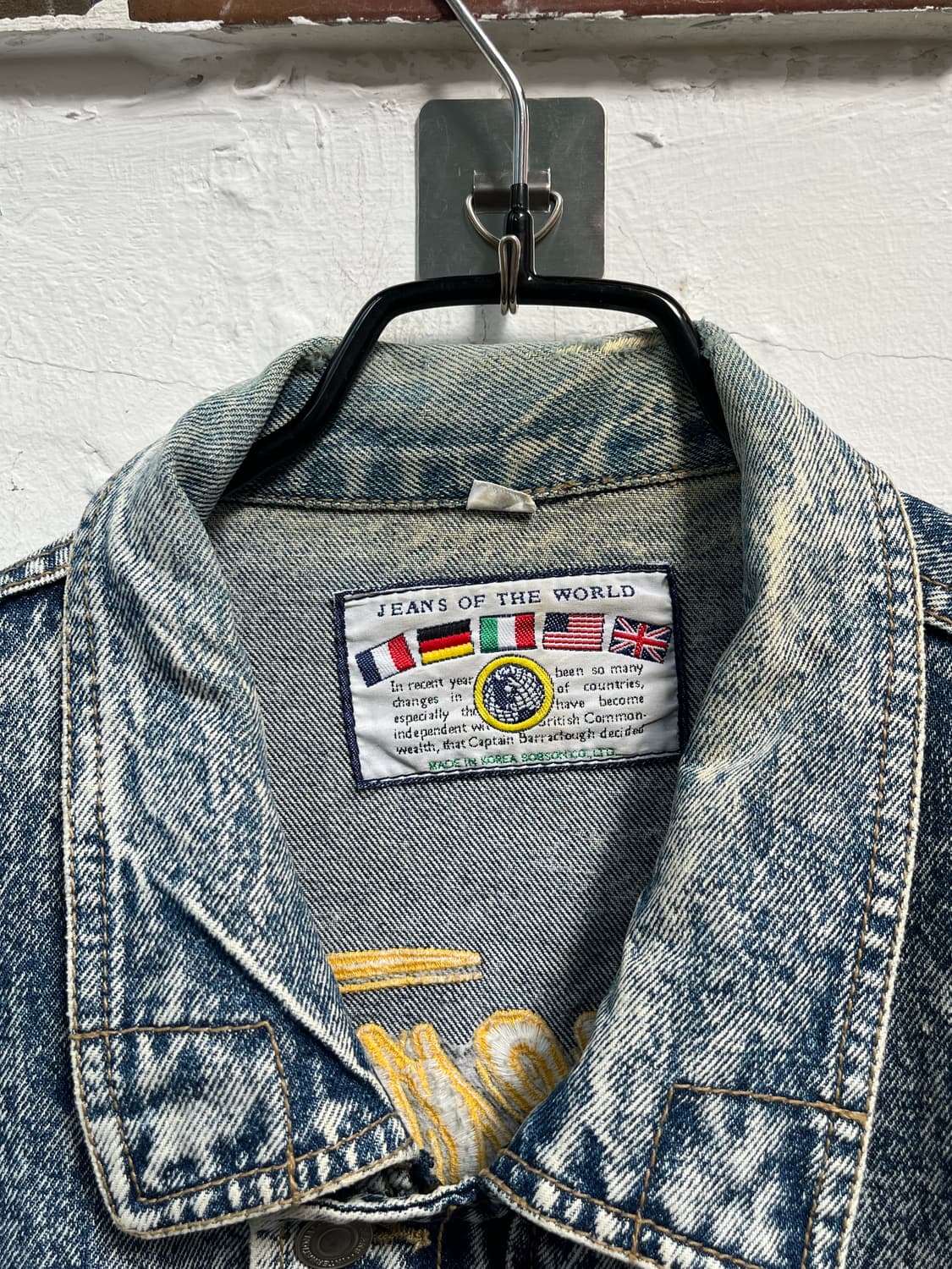 빈티지 워싱 데님 자켓 F 상품이미지2