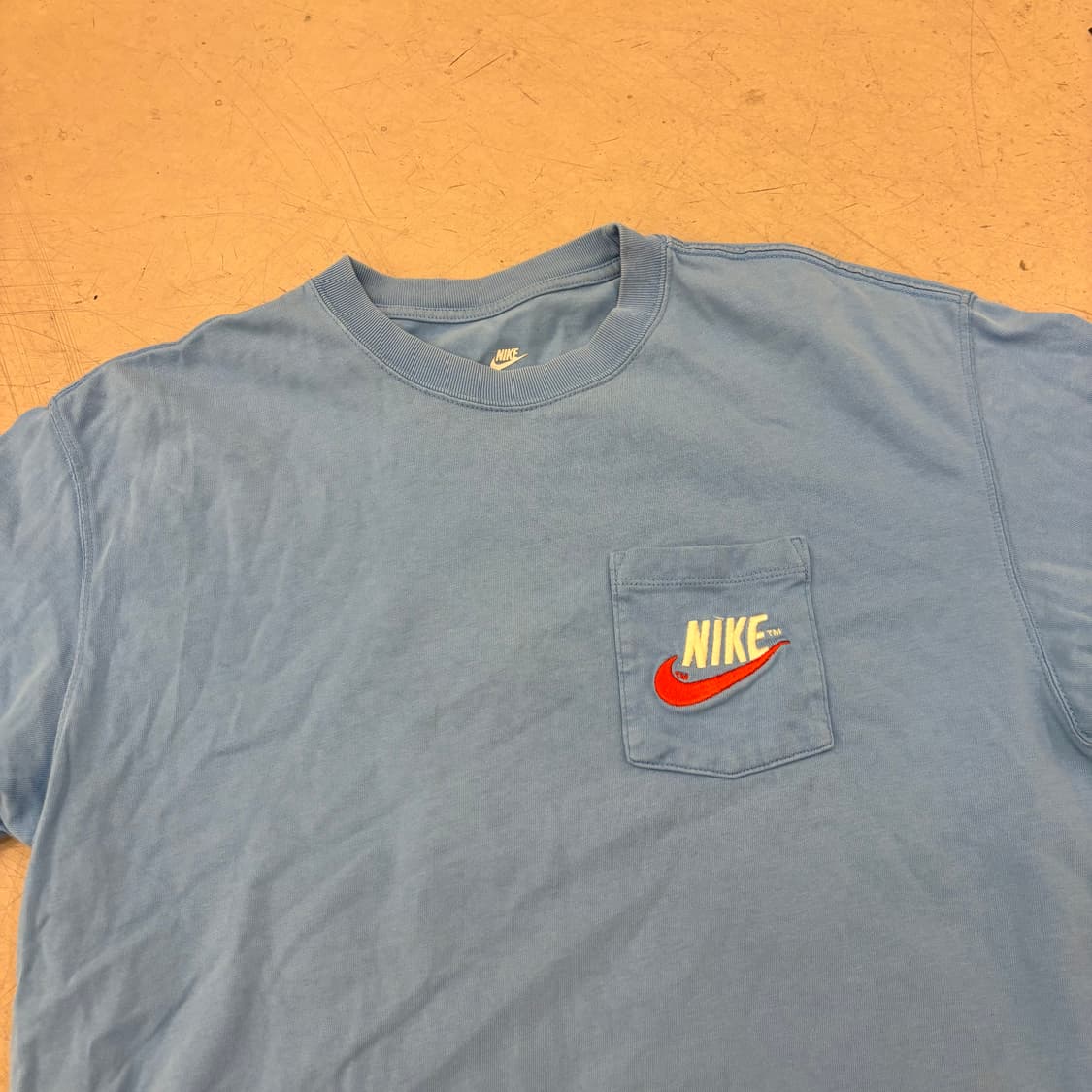 나이키 빅로고 스카이블루 반팔티 상품이미지3