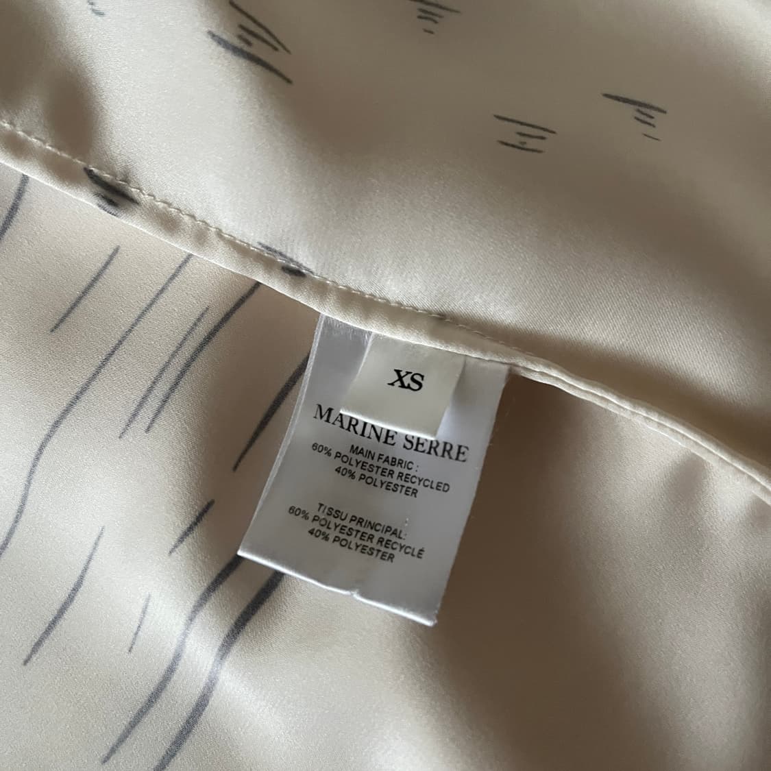 마린세르 cream tarot printed shirt 상품이미지8