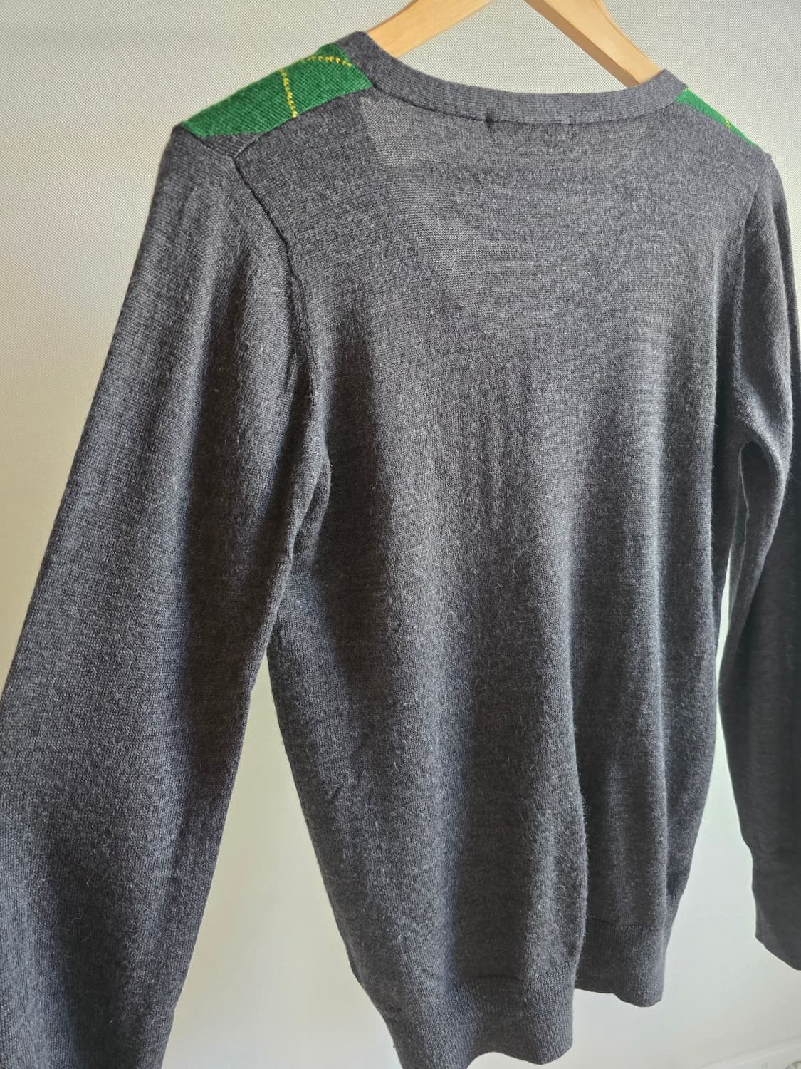 로리즈팜 LOWRYS FARM 아가일 브이넥 니트 상품이미지5