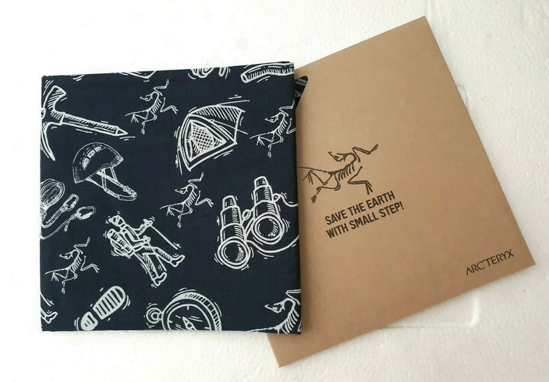 아크테릭스 반다나 손수건 스카프 새상품입니다 상품이미지2