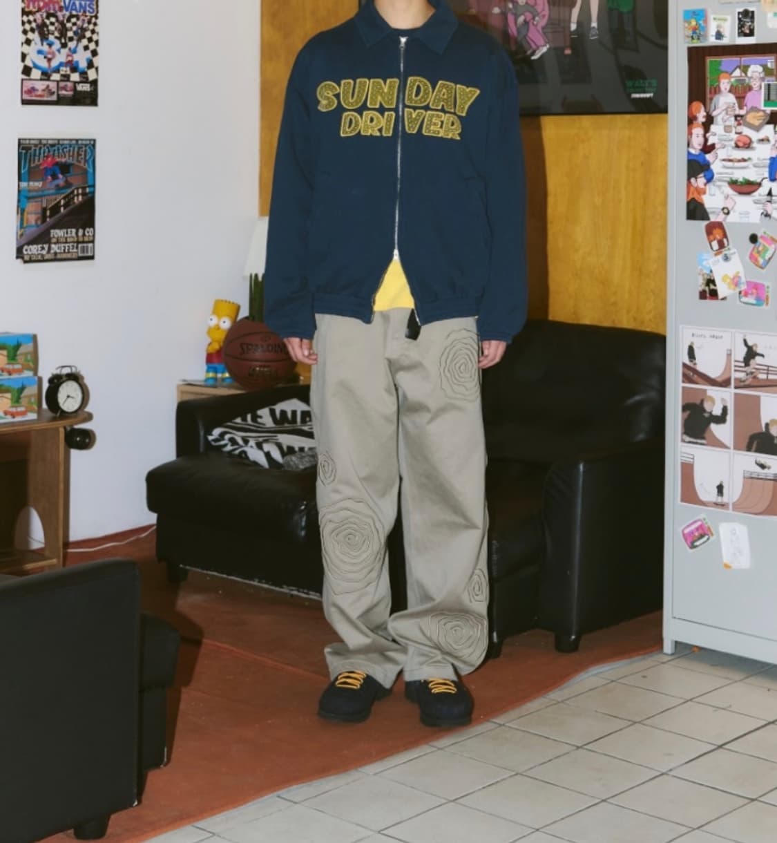 Spiral Rubber EMB Pants (BEIGE) 판매합니다 상품이미지3