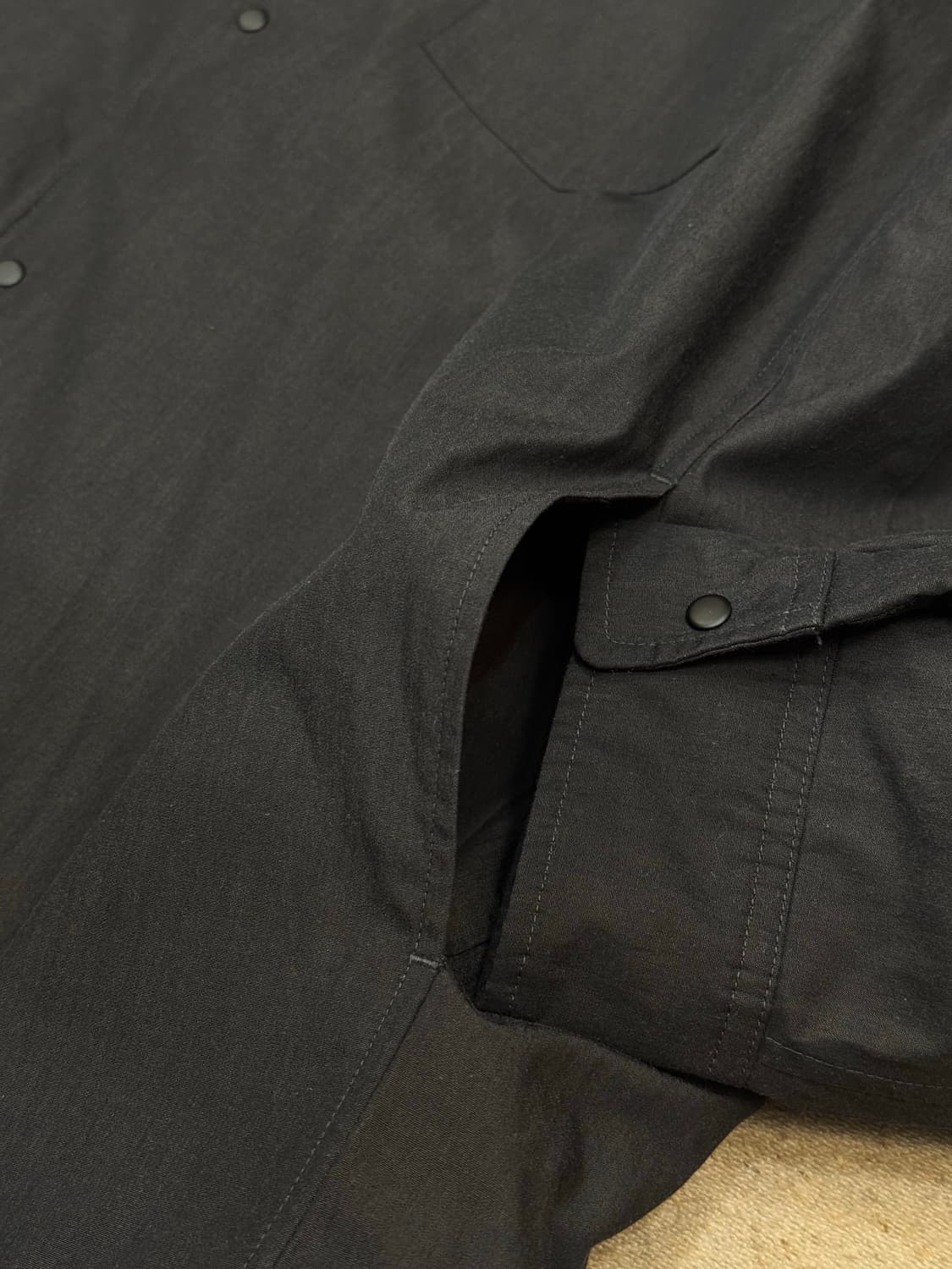 [L] 나나미카 인슐레이션 셔츠 자켓 헤더그레이 상품이미지5