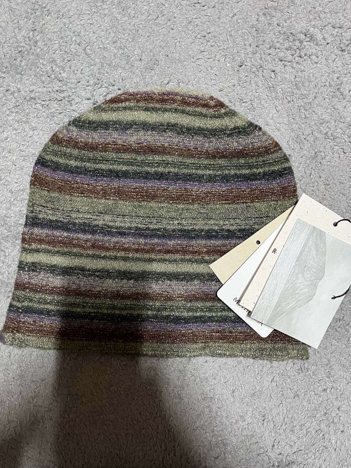 Ranra 스트라이프 울 비니 상품이미지3