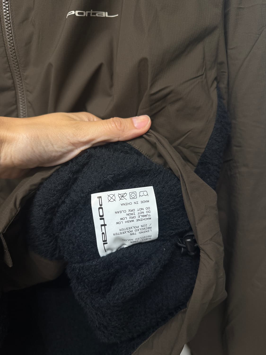 (M/새상품) Portal 포탈 레벨 알파 자켓 브라운 상품이미지4