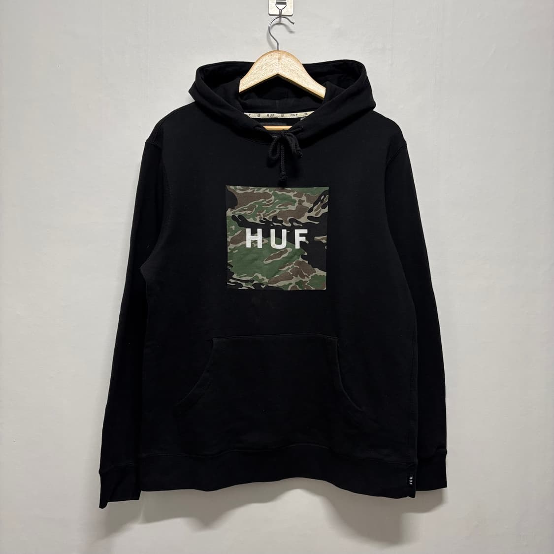 허프 카모 박스로고 후드 상품이미지1