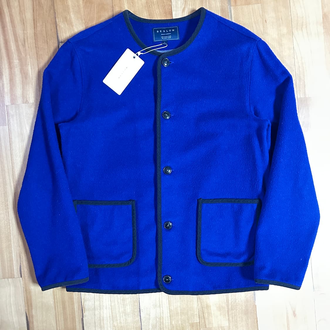 비슬로우 카라리스 가디건 로얄 블루 상품이미지1