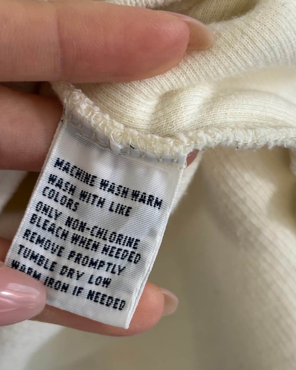 Polo 폴로 랄프로렌 코튼 아이보리컬러 하프집업 상품이미지5