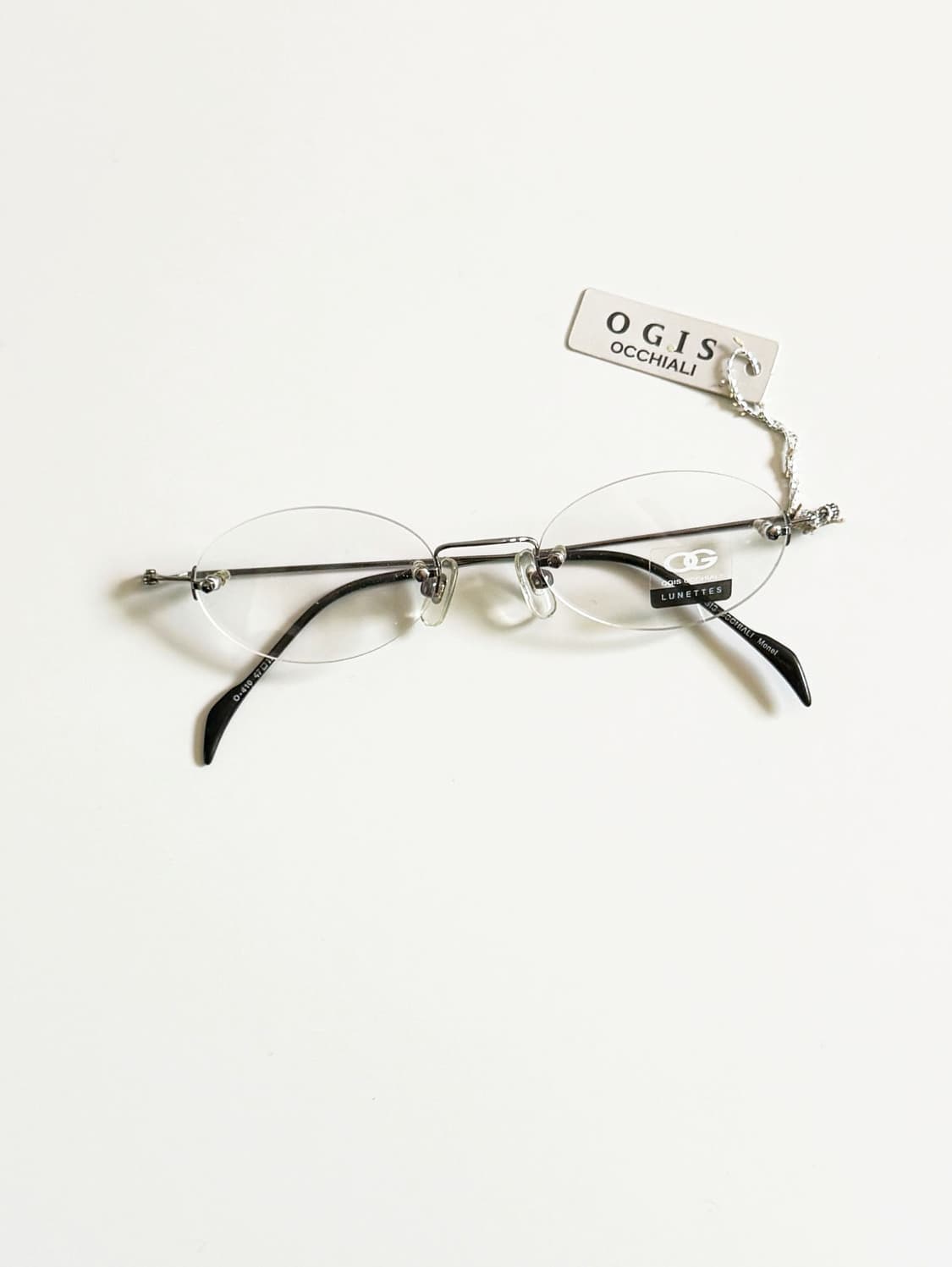 OGIS OCCHIALI 무테 오벌 메탈 프레임 빈티지 안경 상품이미지1
