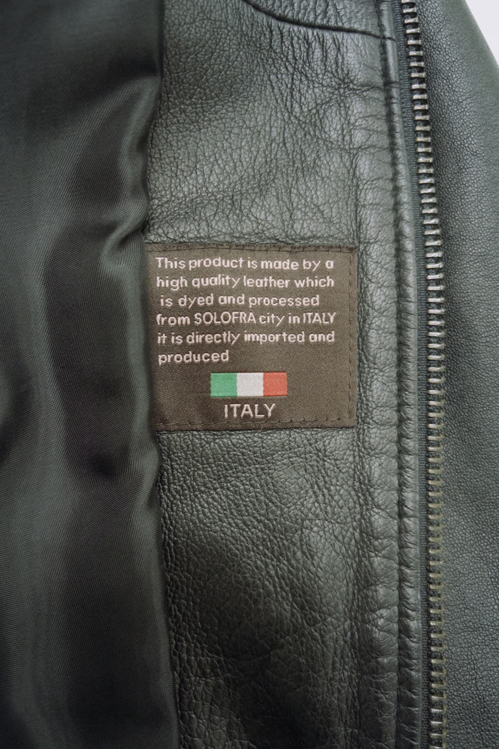 빈티지 블랙 이태리 리얼 레더 가죽 자켓 상품이미지10
