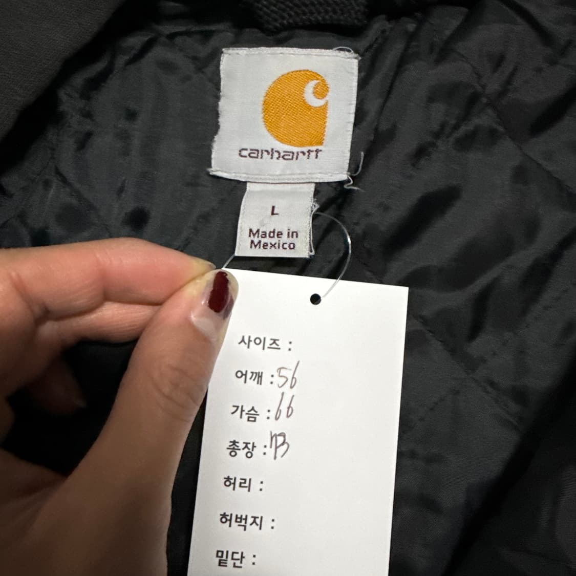 칼하트 레인디펜더 후드집업  상품이미지8