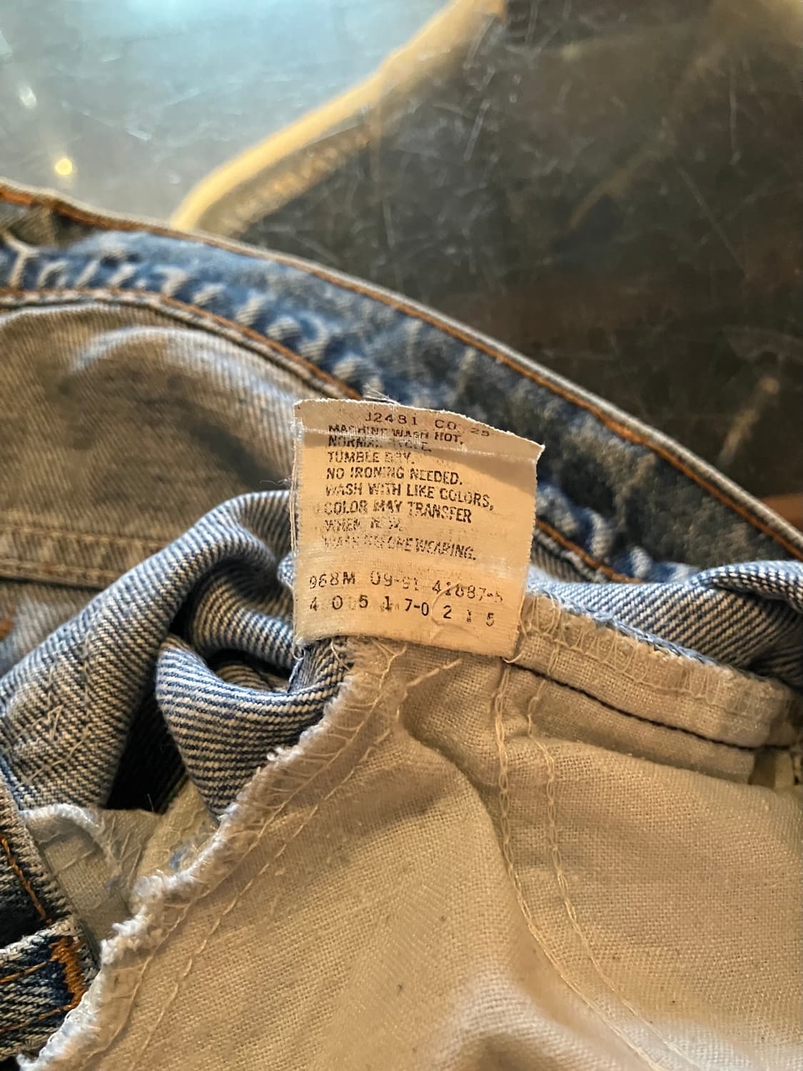 90s USA 빈티지 리바이스 517 부츠컷 데님 팬츠 상품이미지10