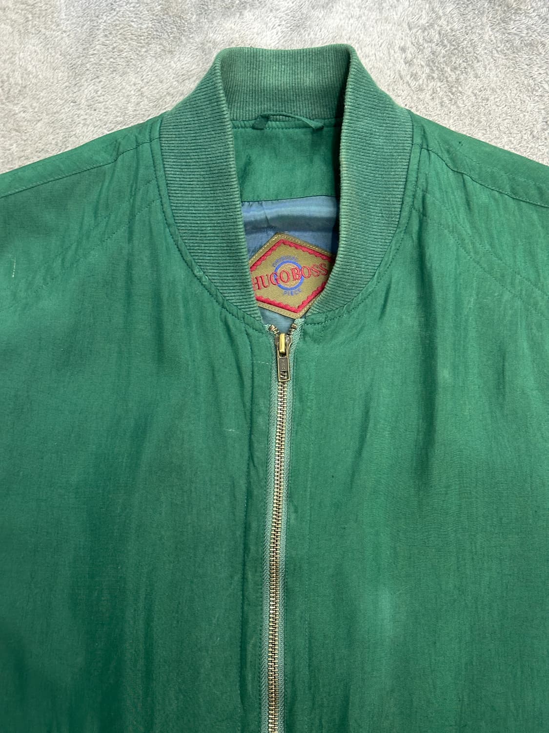 80s Hugo Boss 실크 봄버 자켓 48 상품이미지4