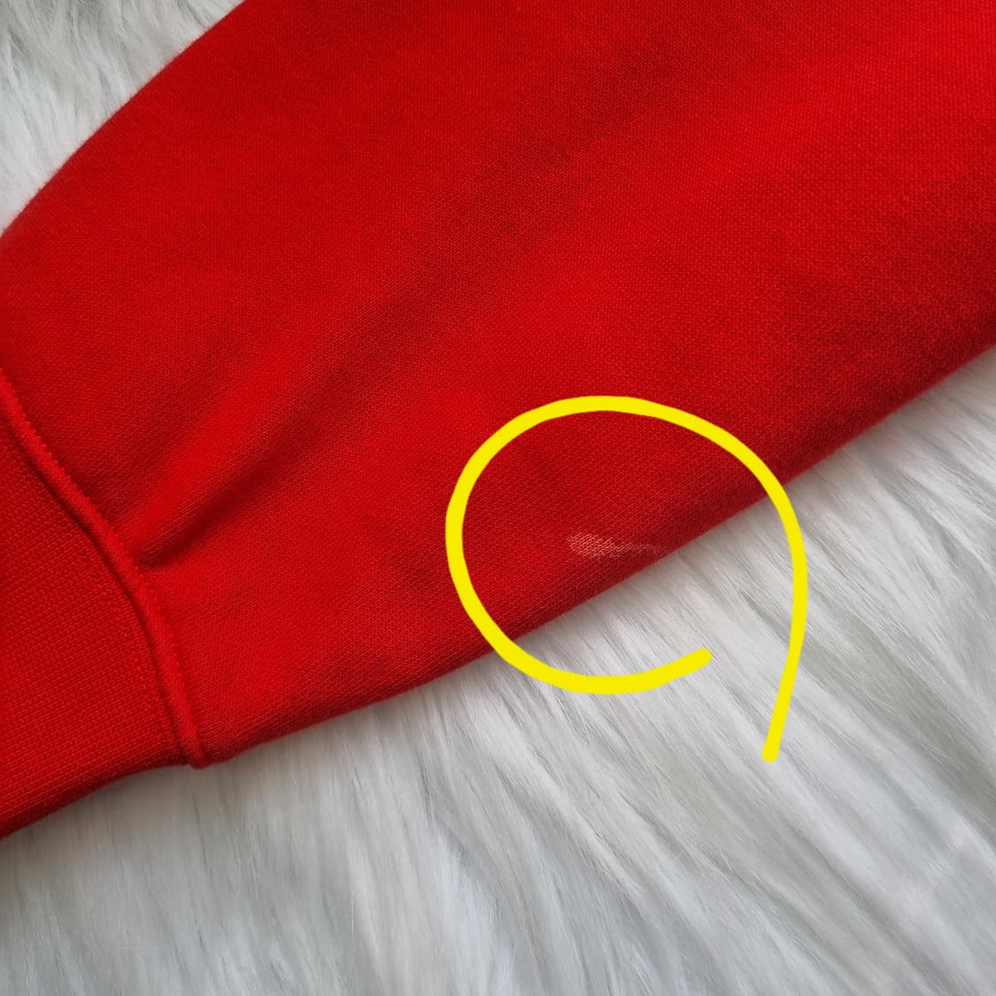 나이키 NIKE 화이트 자수 로고 레드 맨투맨 1860 상품이미지7