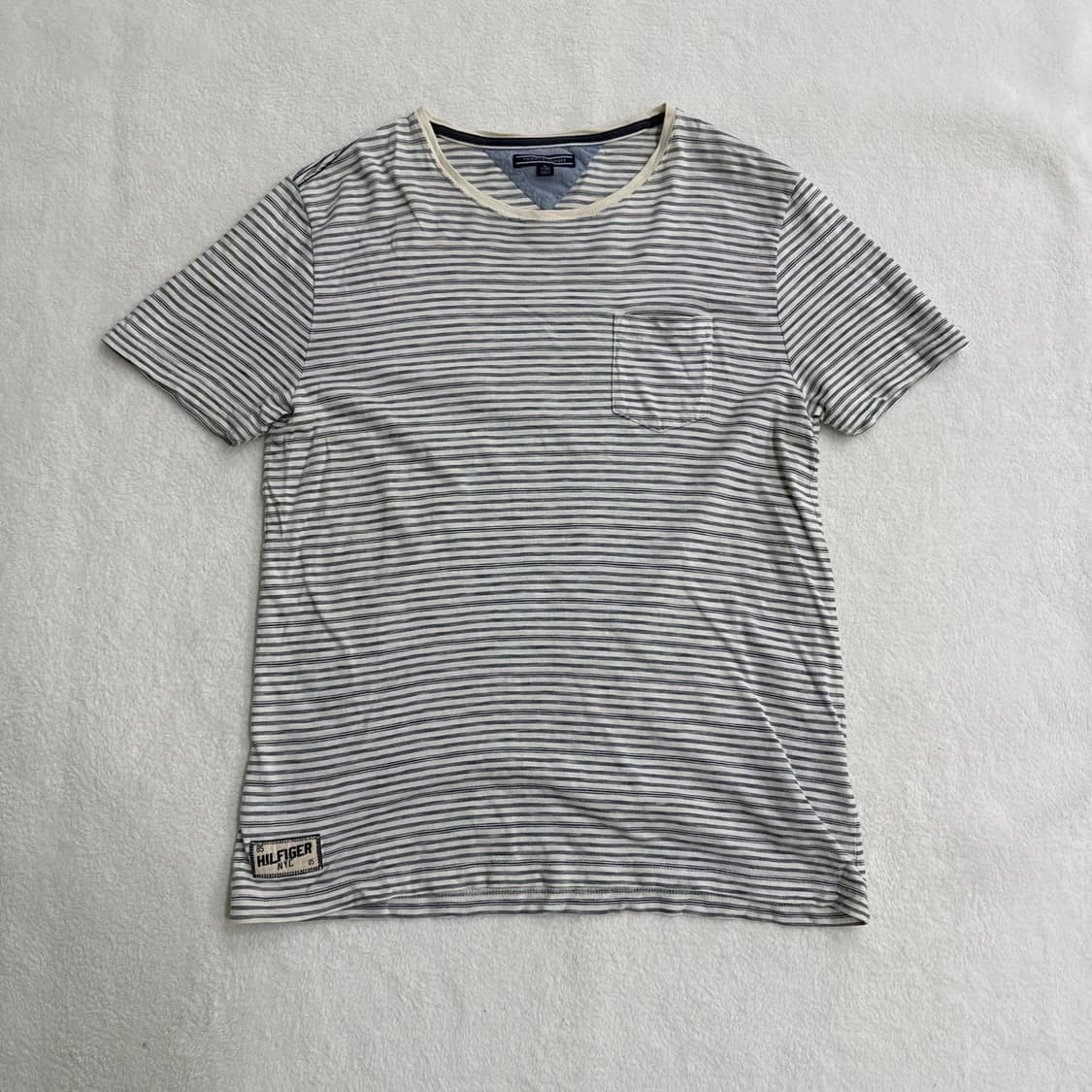 XL 타미힐피거 스트라이프 반팔 티셔츠 0316T 상품이미지1