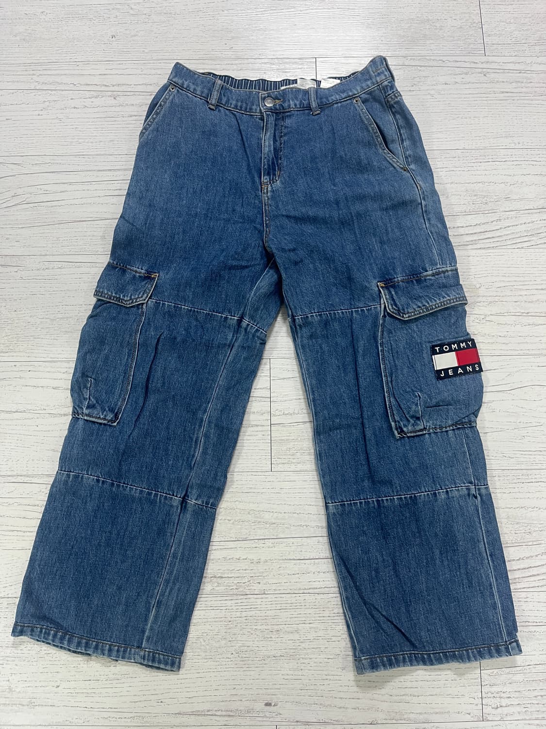 타미힐피거 타미진스 배기 카고 데님팬츠 청바지 상품이미지1