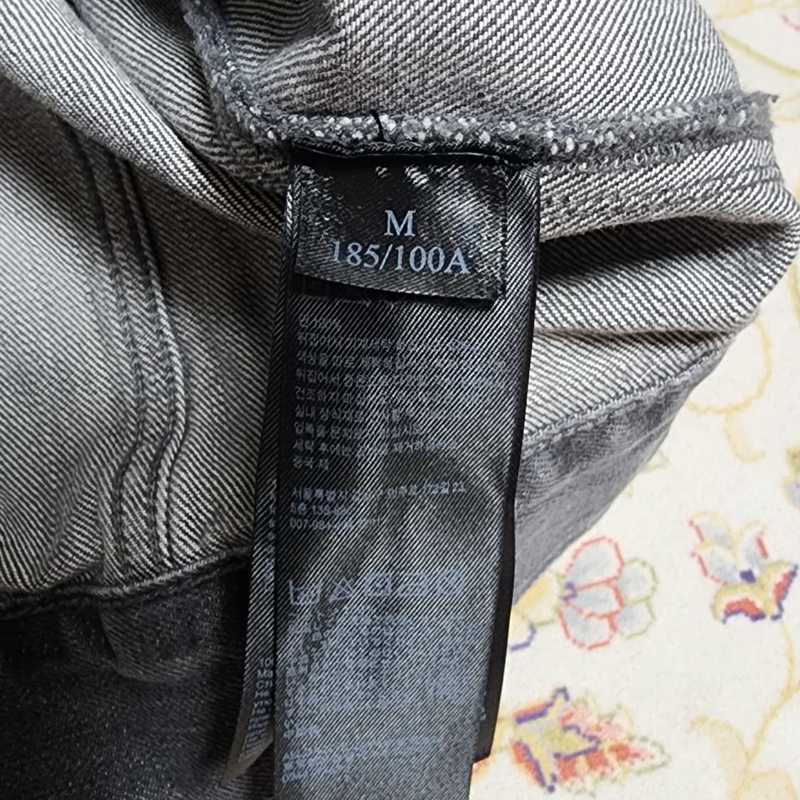 올세인츠 남성 데미지 데님 자켓 m 상품이미지3