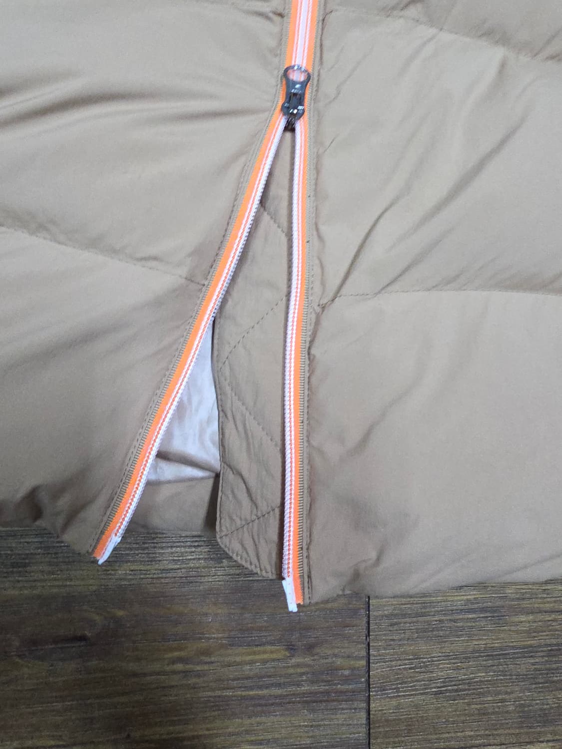 베네통 롱후디 폴리패딩 베스트 상품이미지6