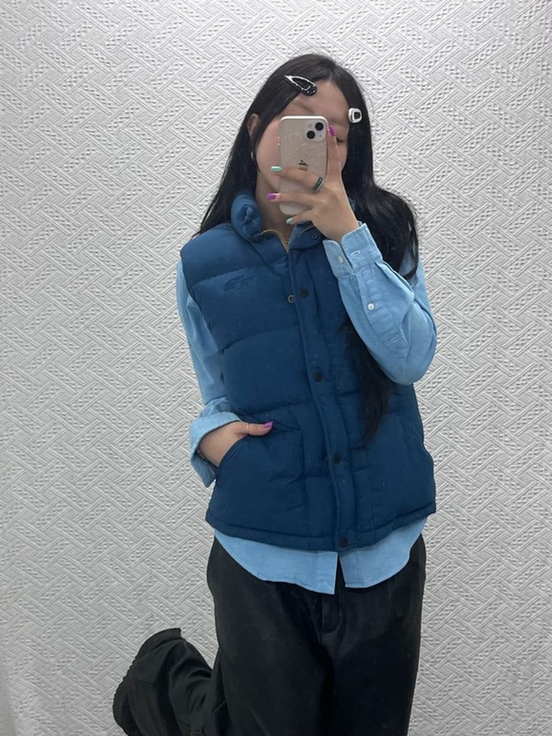 노스페이스 우들라크 구스다운 패딩 조끼 90 C07026 상품이미지1