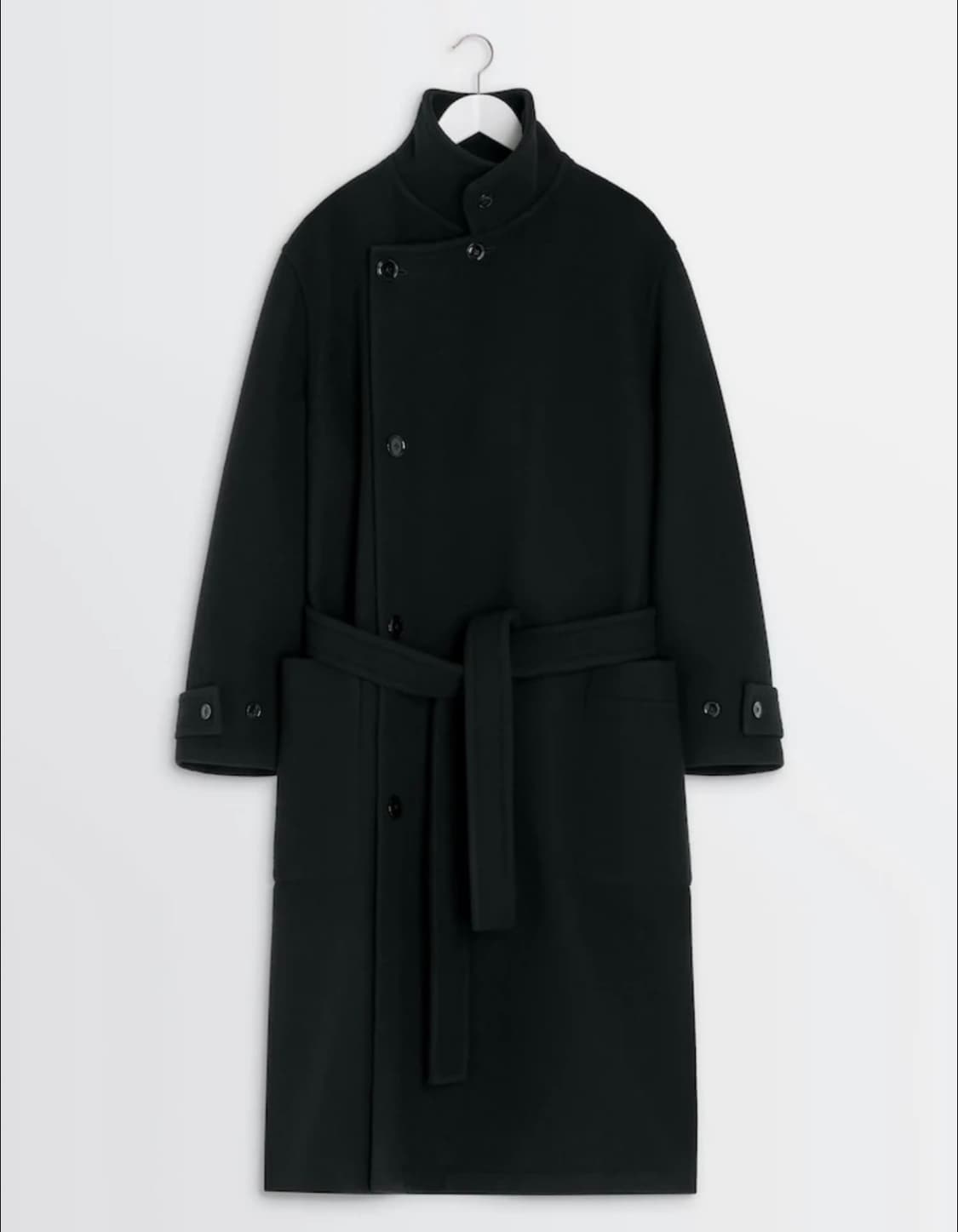 르메르 블랙 랩 코트 XL 상품이미지8