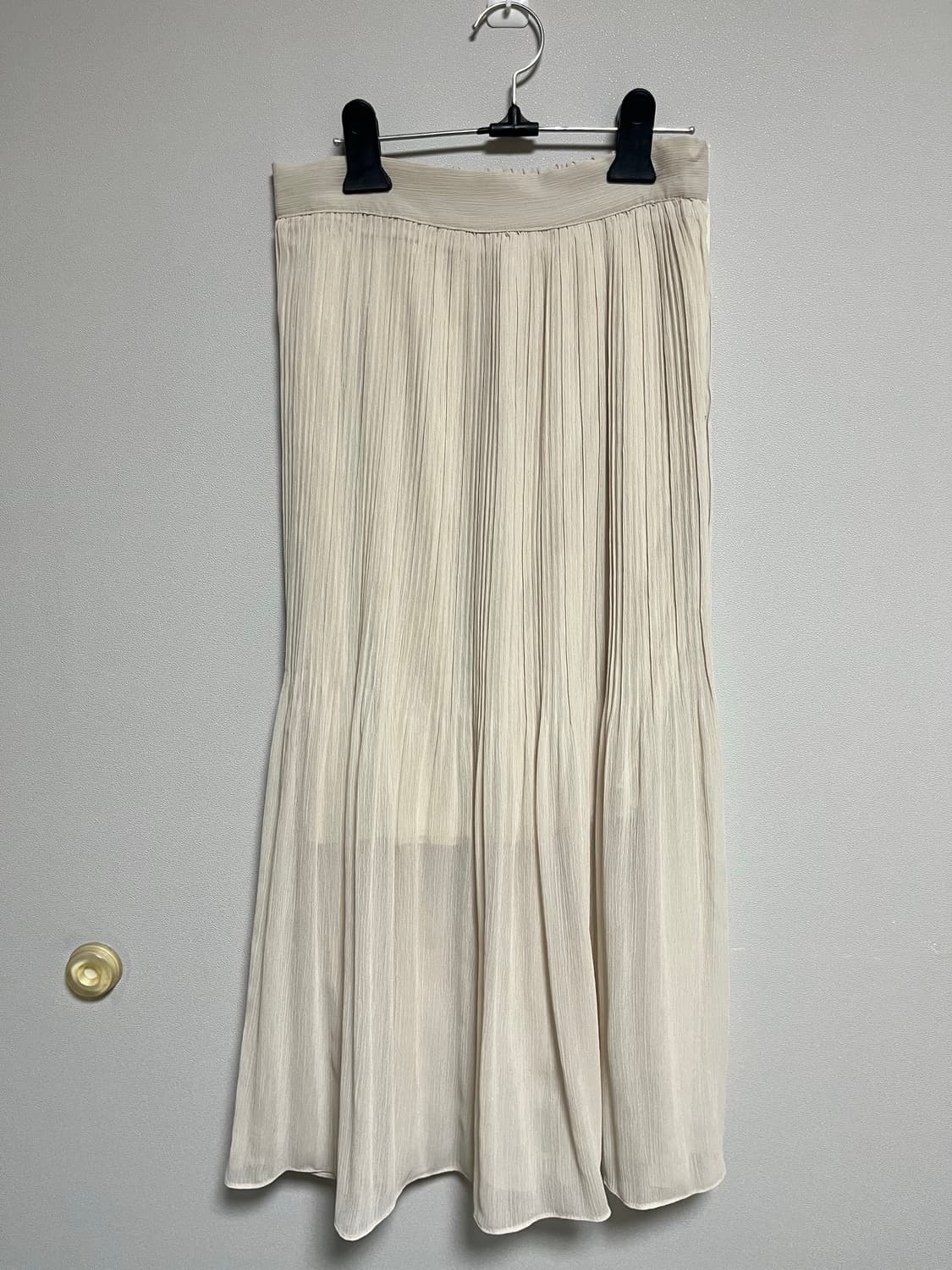 [새상품]아이보리 롱스커트 상품이미지1