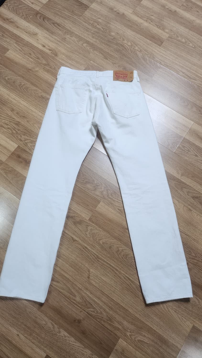 리바이스 501 화이트 데님 상품이미지2