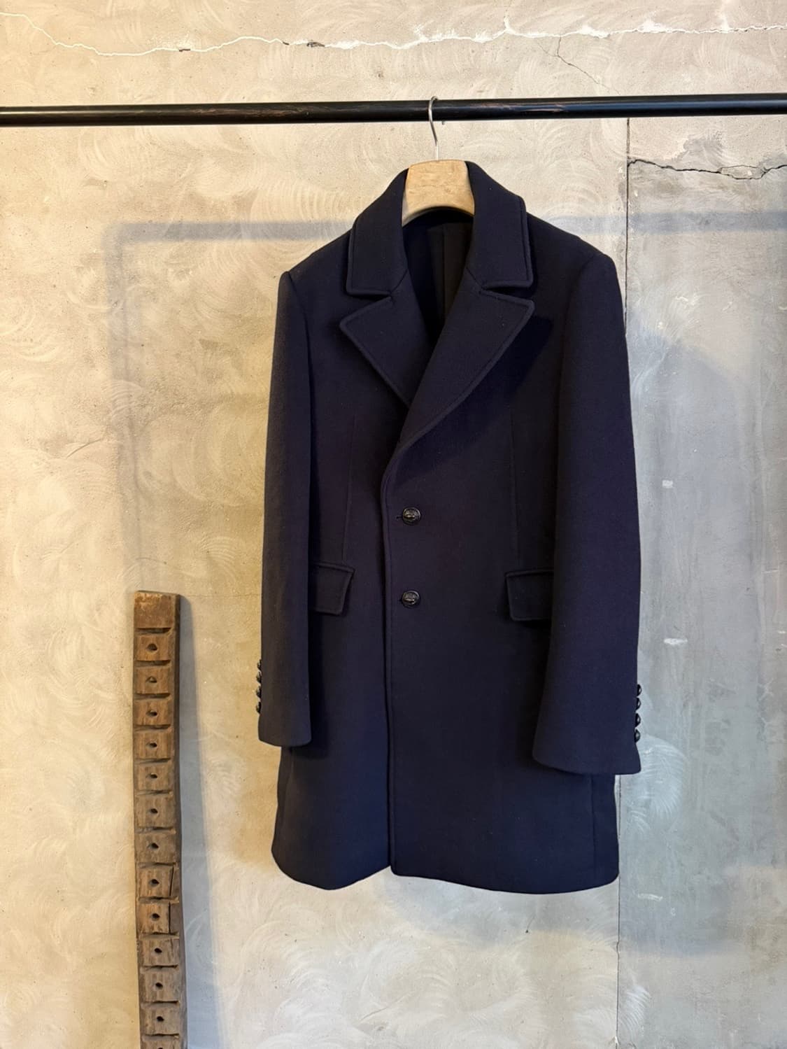 타임 캐시미어 더블 브레스티드 코트 슬림100 상품이미지1