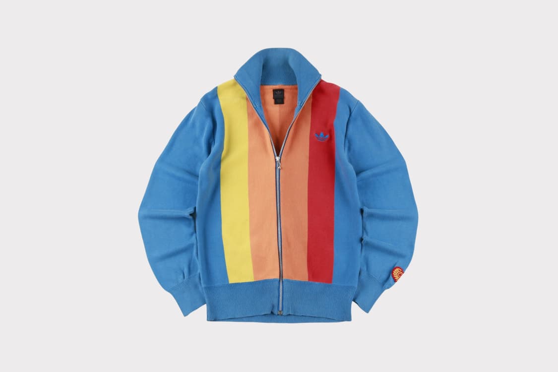 [S] 00's 아디다스 컬러믹스 니트집업 자켓 상품이미지1