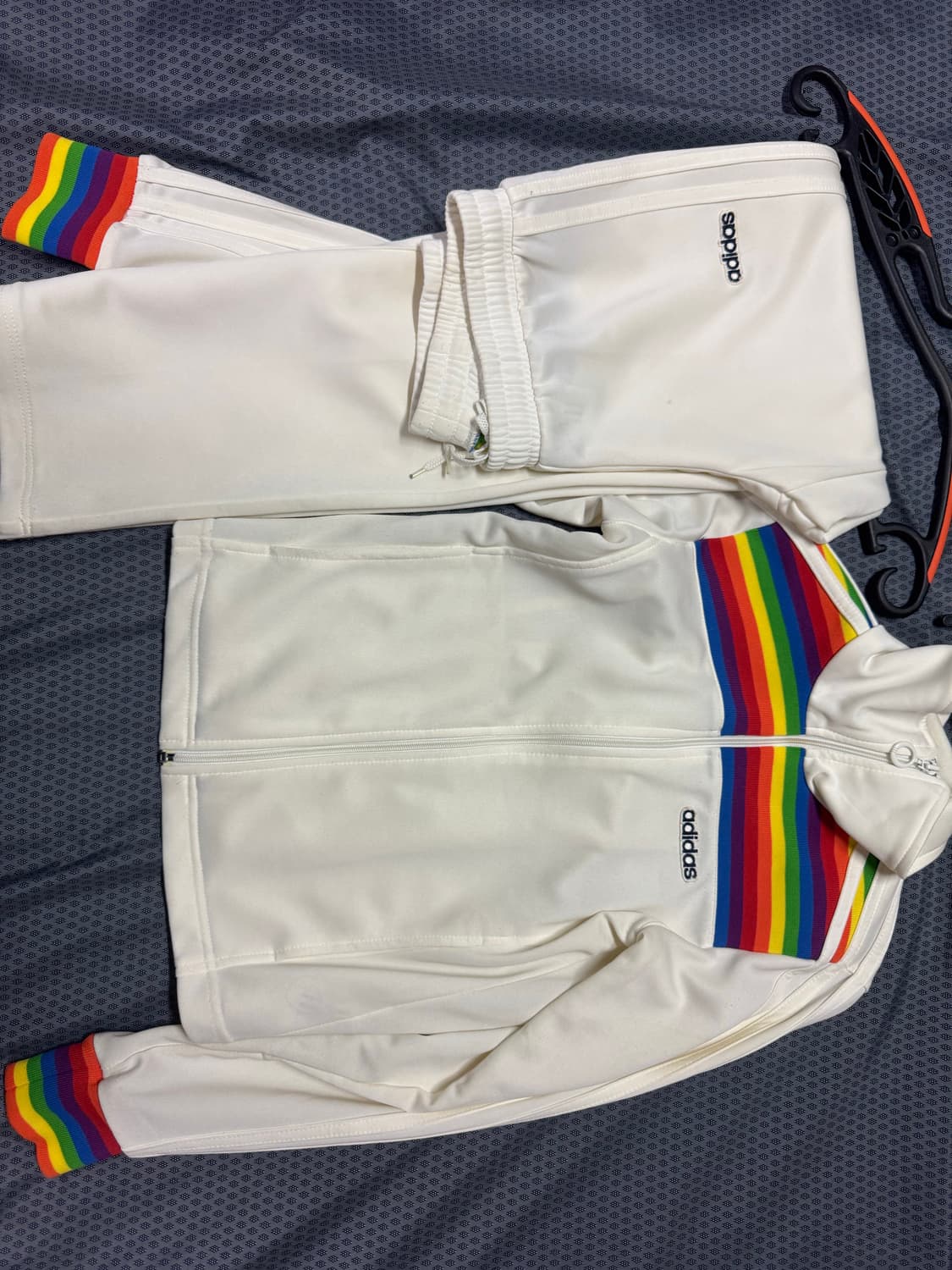 아디다스 빈티지 무지개 트레이닝 셋업 세트 상품이미지1