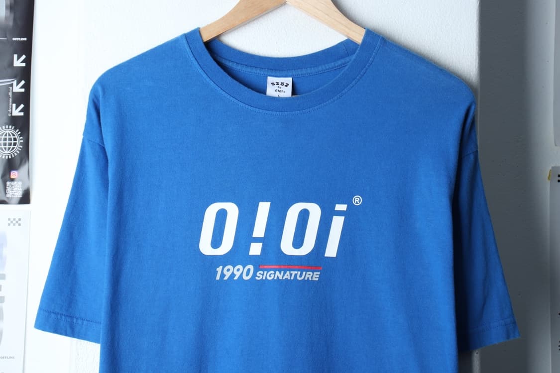 (L-XL) 오아이오아이 반팔 티셔츠 빅로고 연블루 올드스쿨-H30510 상품이미지3