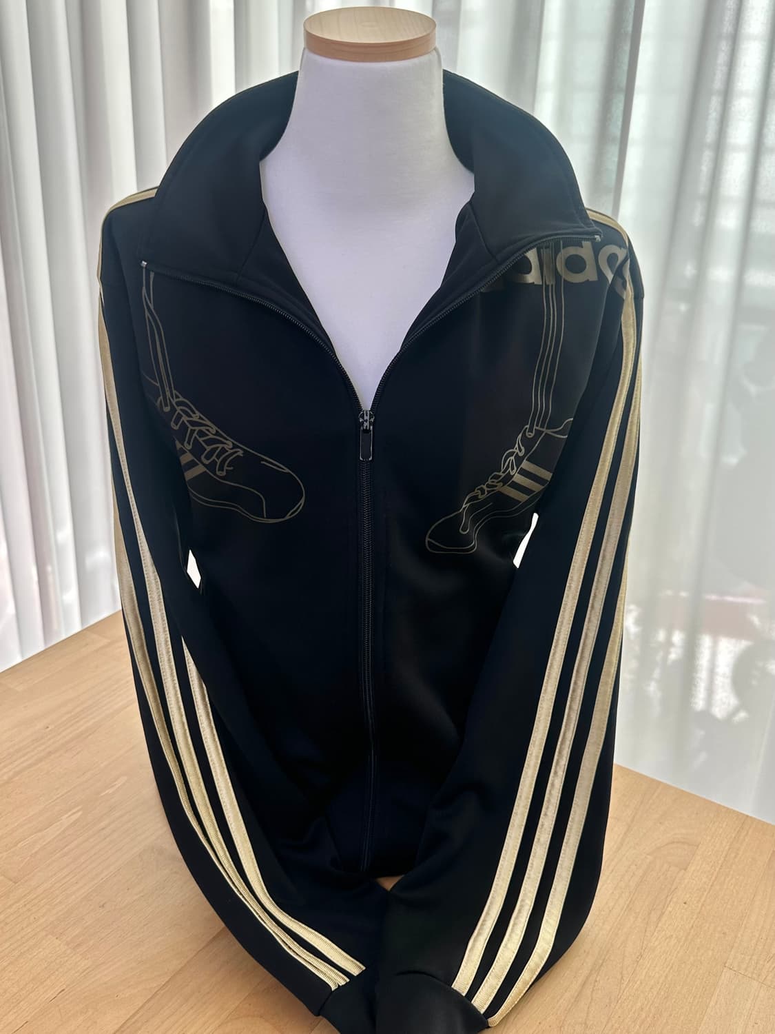 아디다스 초희귀 골드 금장 블랙 트랙탑 져지 오네갸루 stc 솜 이코 상품이미지1