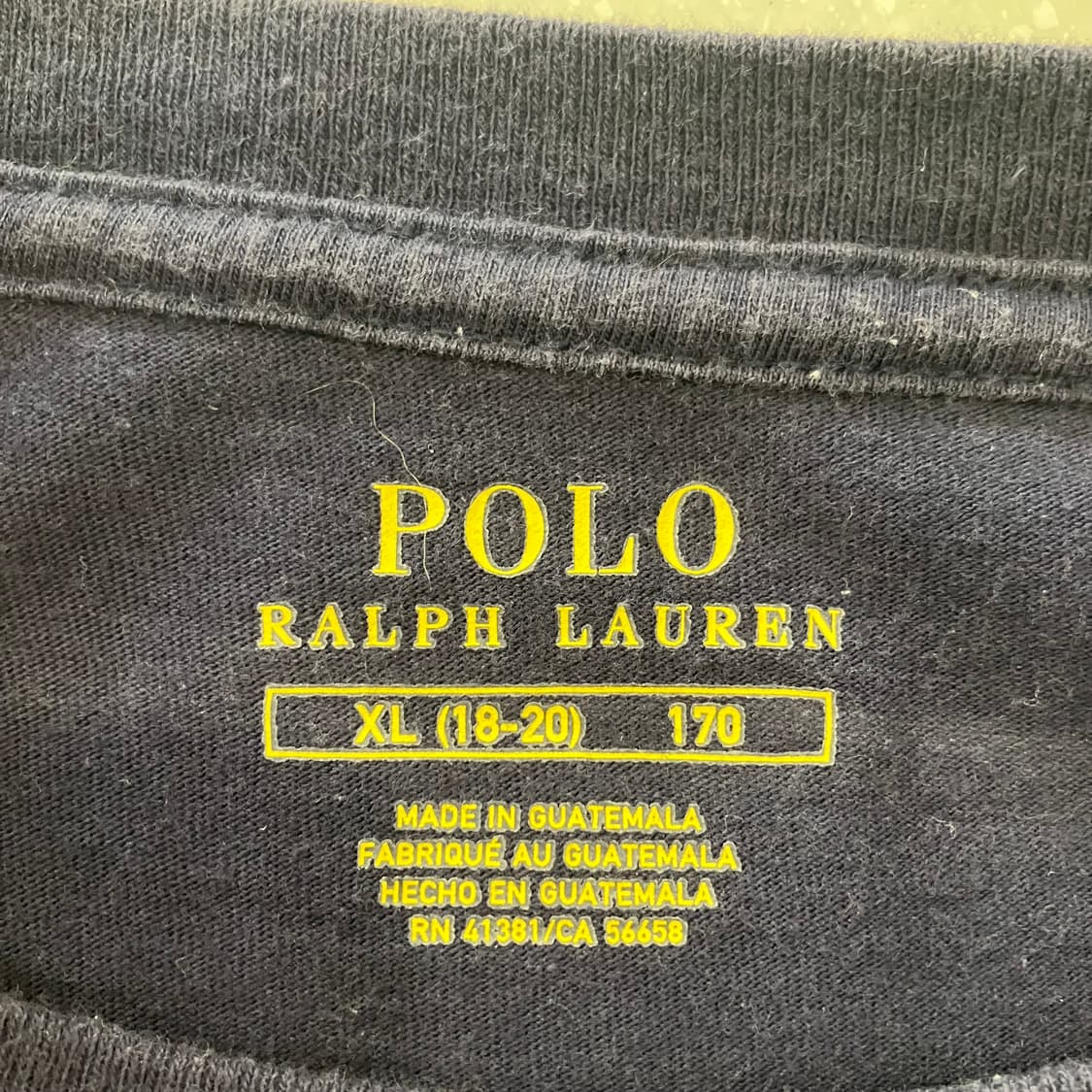 505 폴로 로고 반팔 네이비 상품이미지2