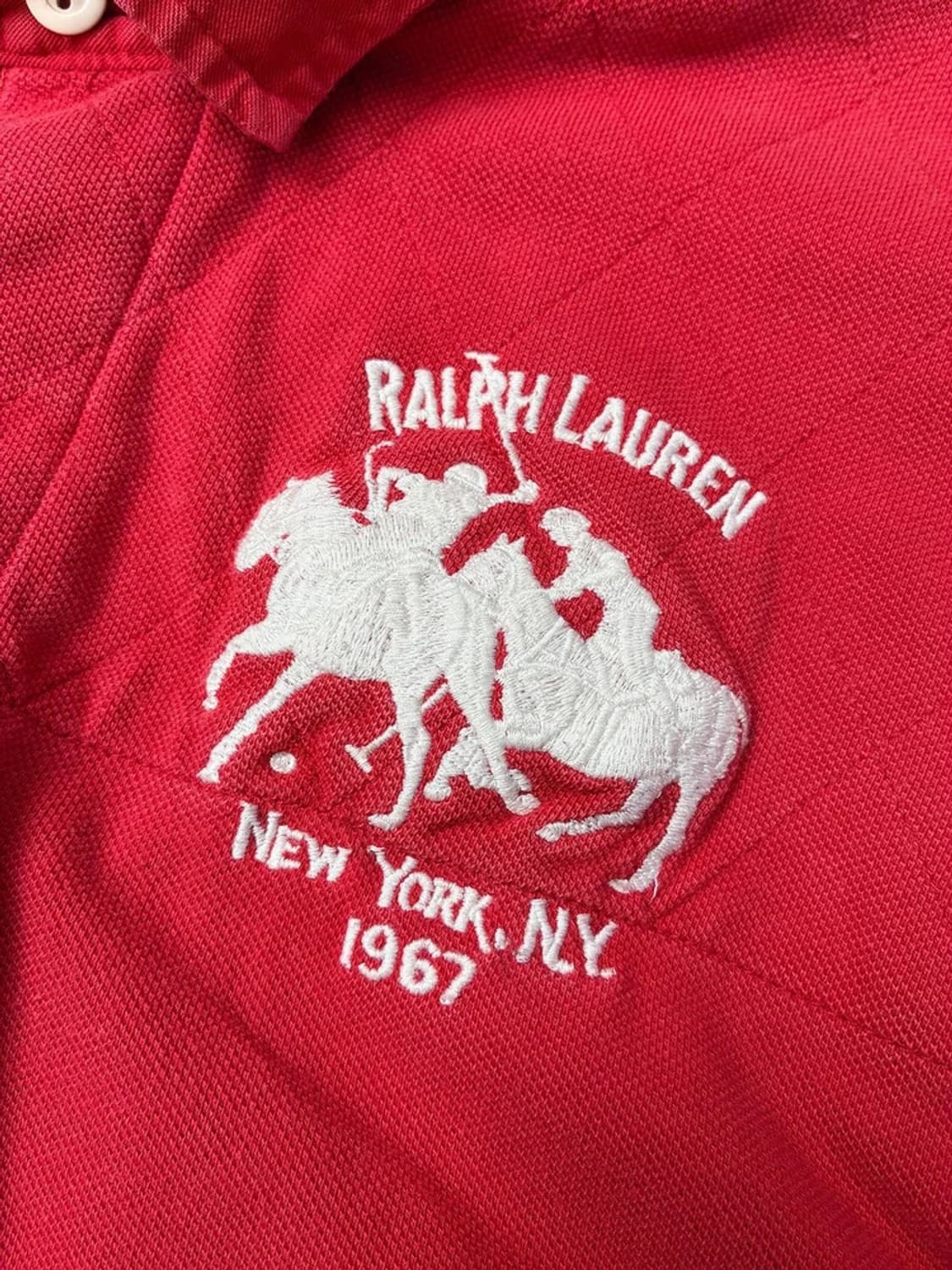 폴로 랄프로렌 00s 사선 로고 럭비 카라 롱슬리브 PN5313 상품이미지4