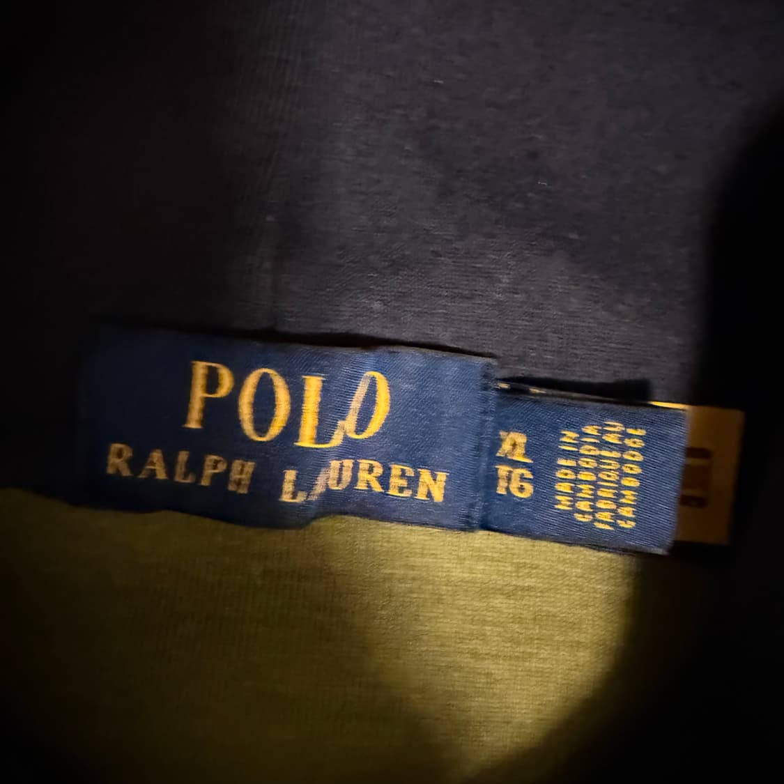 폴로 랄프로렌 배색 후드티 xl (정품 QR인증) 상품이미지3