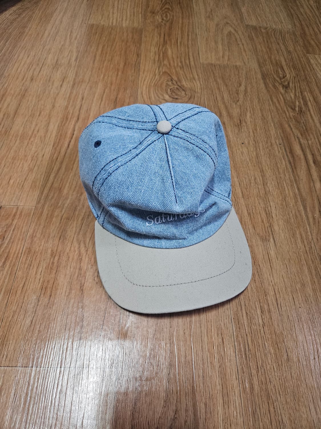 새러데이뉴욕시티 데님투톤 캡 상품이미지2