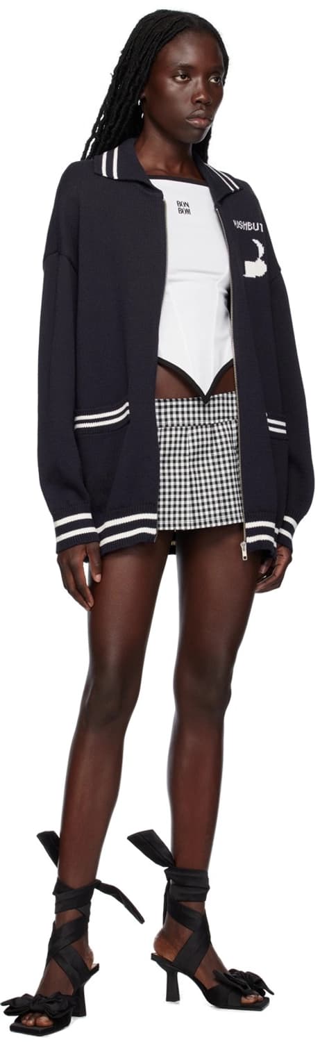 IVORY LOGO ZIP UP CARDIGAN 집업 가디건 상품이미지5