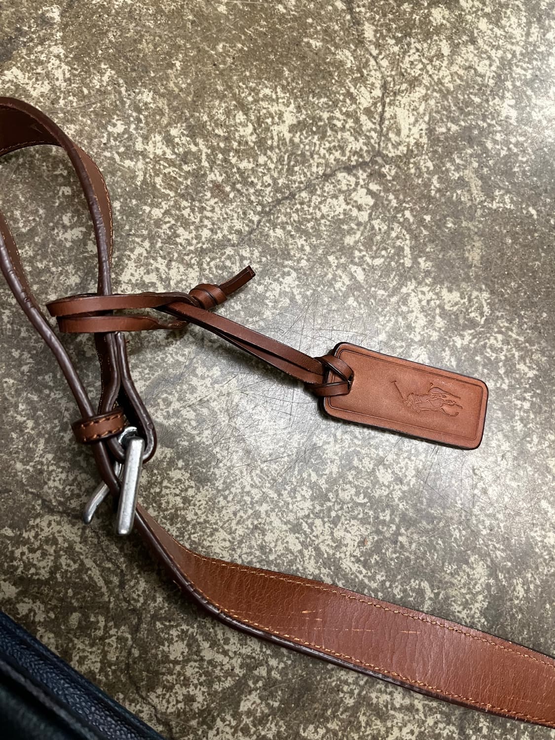 90s 폴로 랄프로렌 타탄체크 크로스백 상품이미지4