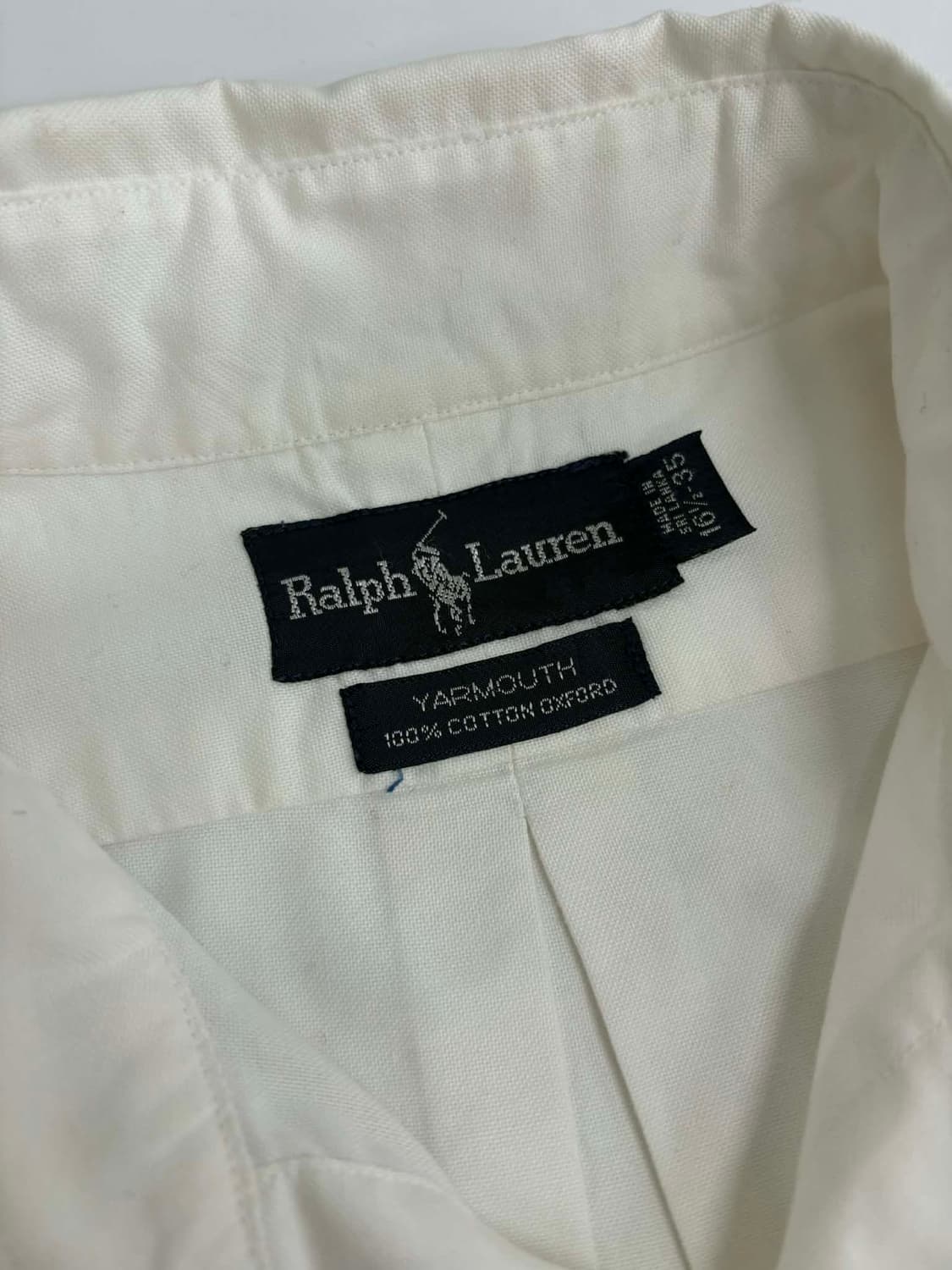 [110] 폴로 랄프로렌 야머스핏 화이트 셔츠 상품이미지3