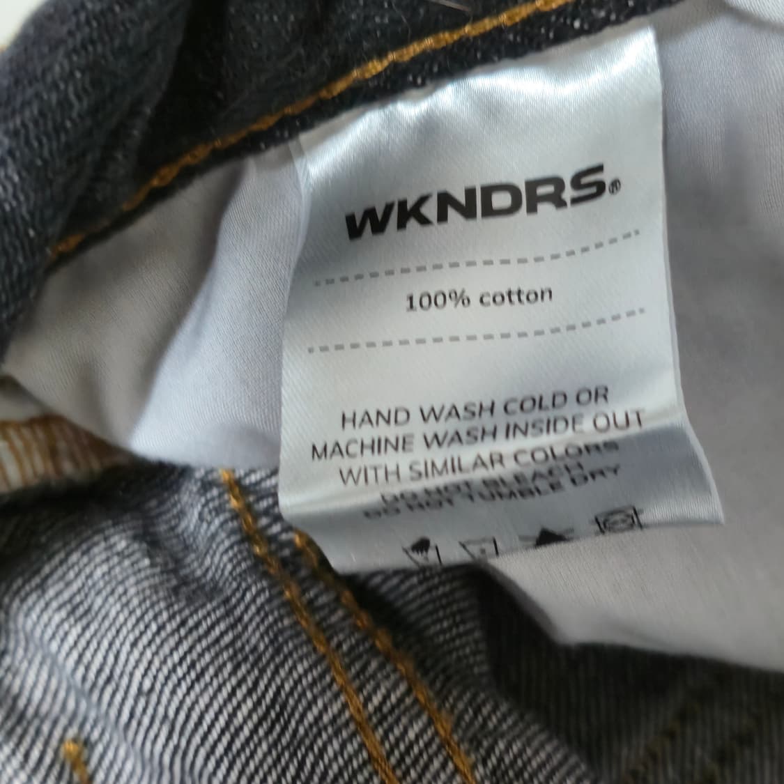 WKNDRS 데님 팬츠 상품이미지3