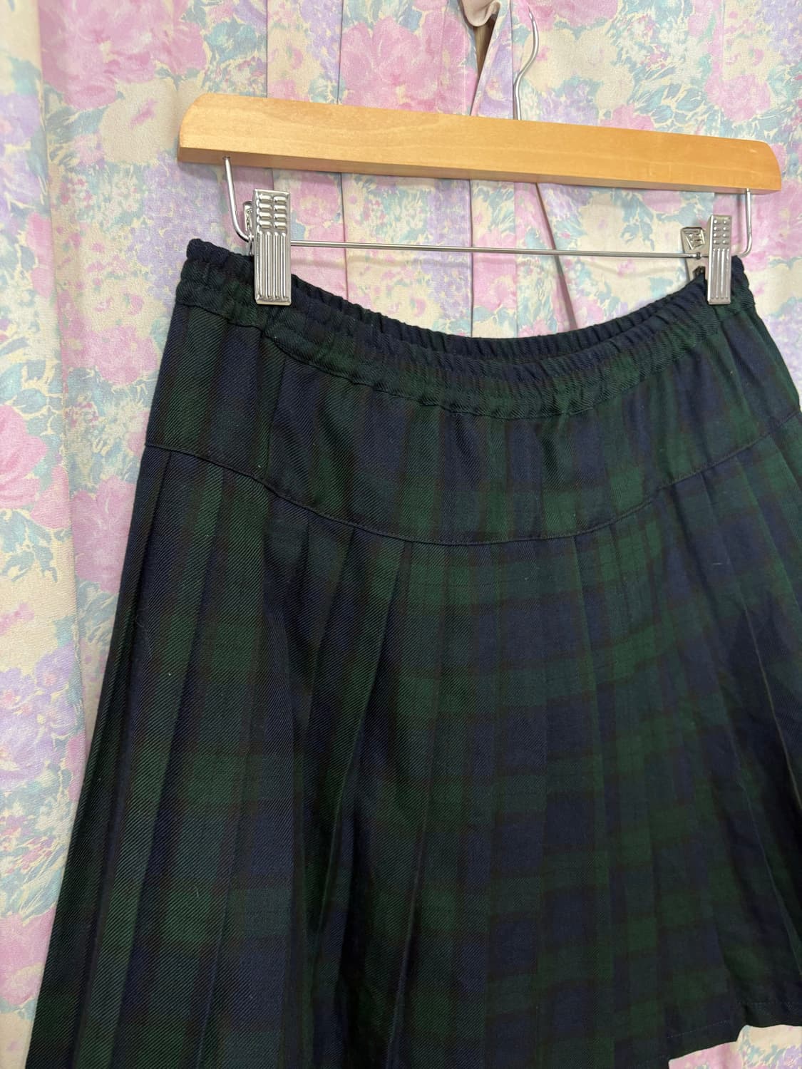 타탄체크 플리츠 미니 스커트 상품이미지7